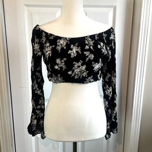 Full Tilt S Floral Crop Top